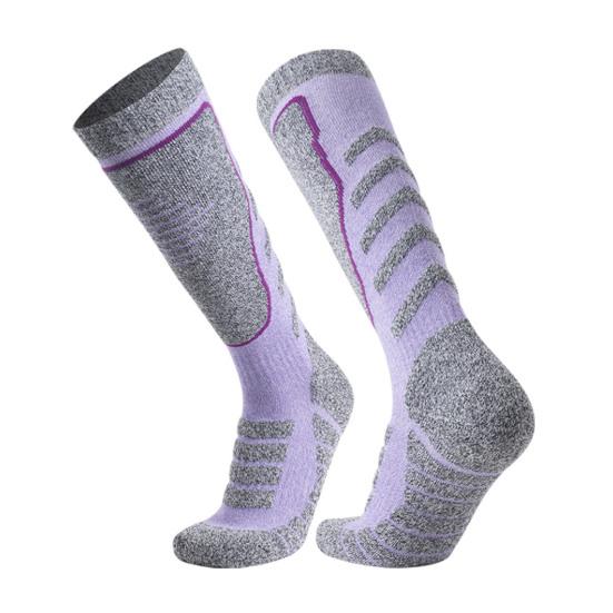 Thermal Ski Socks Women Winter Thickened Warm Socks Breathable Cotton Stretchy Sports Socks for Skiing Snowboarding