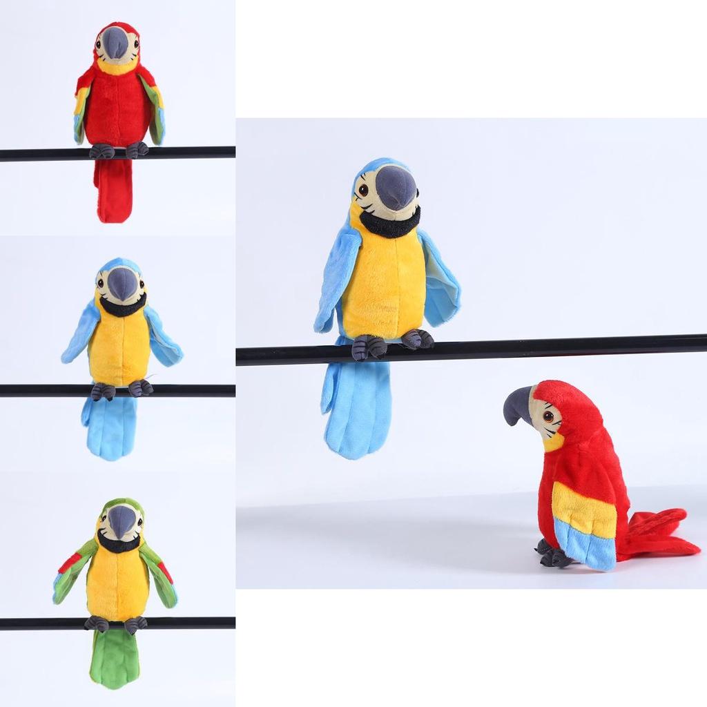 Premium Electronic Pets Talking Parrot Plush Toy For Kids With Funny Sounds And Records