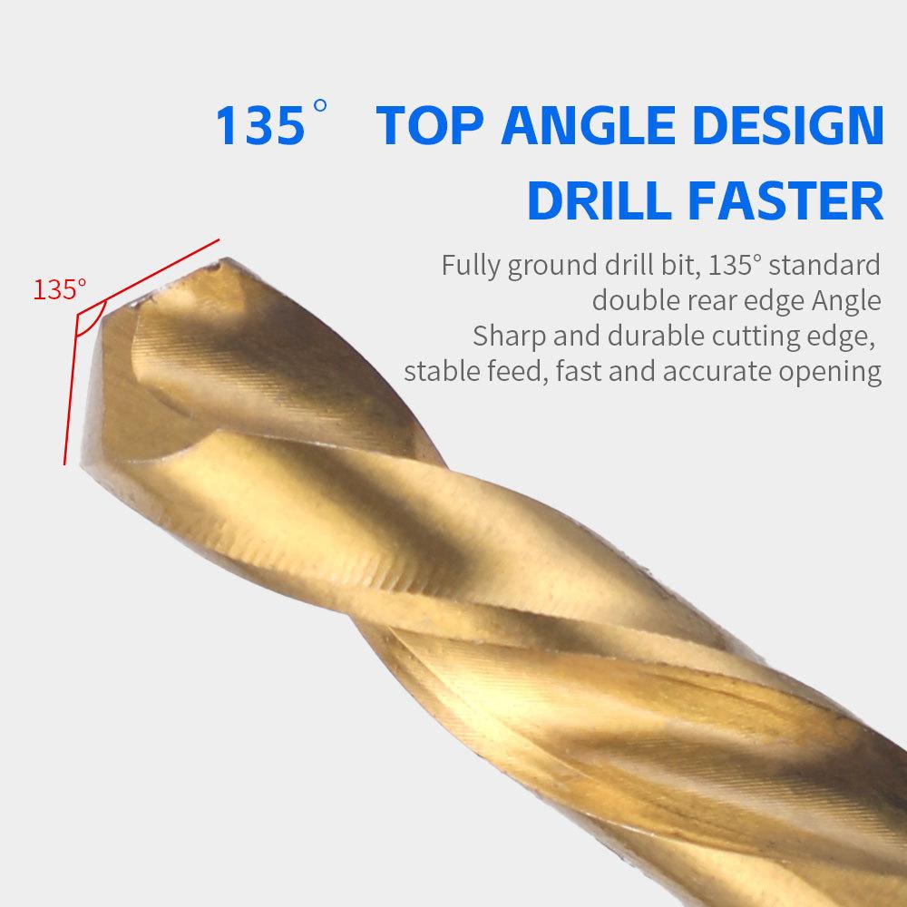 11 bucăți extractor de șuruburi și set de burghie pentru mâna stângă incluse 5 bucăți extractor de șuruburi, 5 bucăți HSS