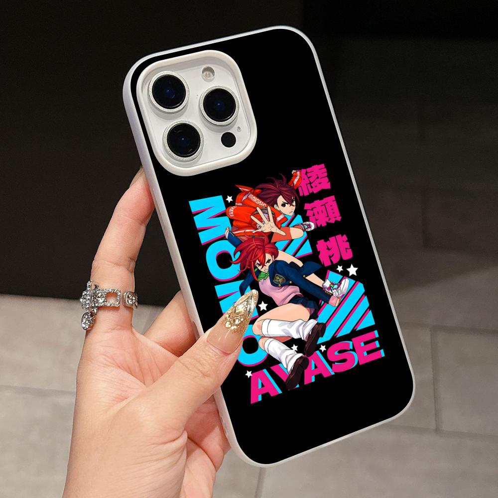 

Anime Dandadan Jelly Double layer White Mobile Phone Case for iPhone 17 16 15 14 13 12 11 Air Pro Max Plus Protective iPhone 14