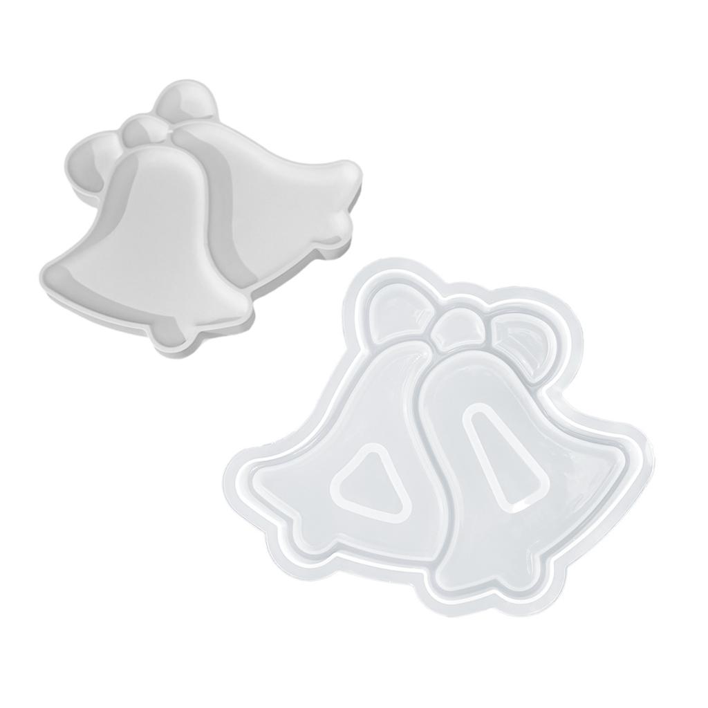 Fashionable Sturdy Silicone Resin Tray Mold Large Christmas Shape Craft Casting for Coasters Jewelry Storage Dishes