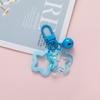 2pcs Korean Version of Ins Small Fresh Color Small Star Bell Keychain Candy Color Keyring Pendant Women Bag Keychain Accessories