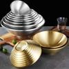 Double Bamboo Hat Bowl 304 Stainless Steel Japanese Bowl New Double Layer Rice Bowl  Ramen Serving
