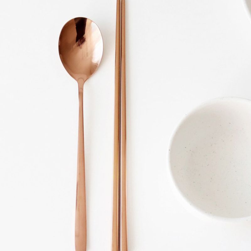 kamomekitchen [4-person set] All-stainless steel 304 Lloyd cutlery set