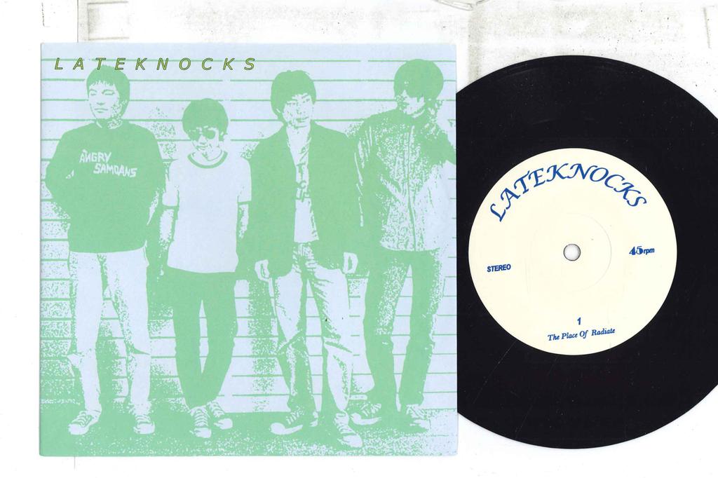 7inch Record LATEKNOCKS  Place Of Radiate  Dingin Brats NONE NOT ON LABEL 2006 Japan Japanese PopRock Used