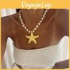 Ocean Inspired Shell Pendant Necklace Handmade Resin Sea Star Fashion Accessory For Women
