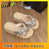 Fashion Versatile Wear Comfortable Retro Slippers Women 2025 Summer New Fringed Holiday Slippers Women
