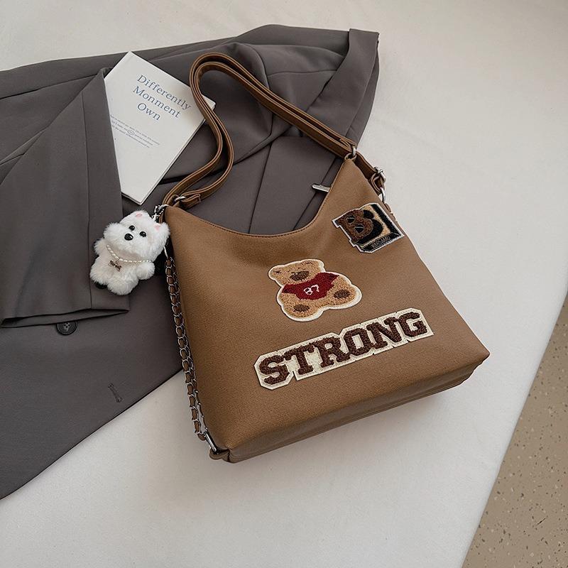 Tote bag women s autumn new niche large-capacity commuting backpack women s shoulder bag high-value backpack