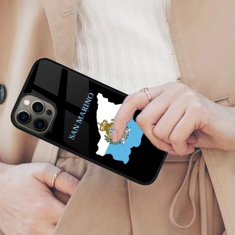 San Marino Flag Magnetic Phone Case For APPLE iPhone 17 Air 16 14 13 12 Pro Max 15 Plus Wireless Charge With MagSafe Cover