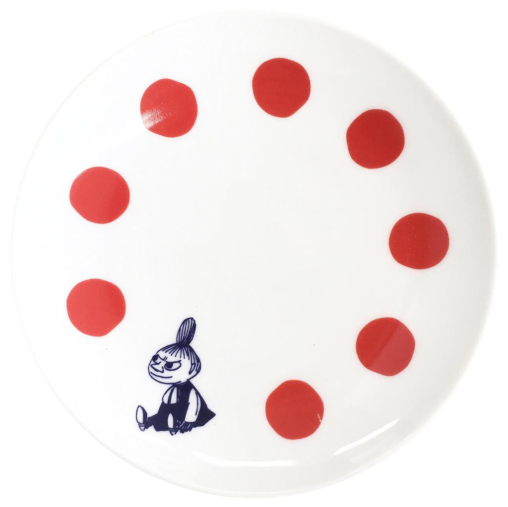 World Create Moomin Small Plate Little My Red Dot Series 14705