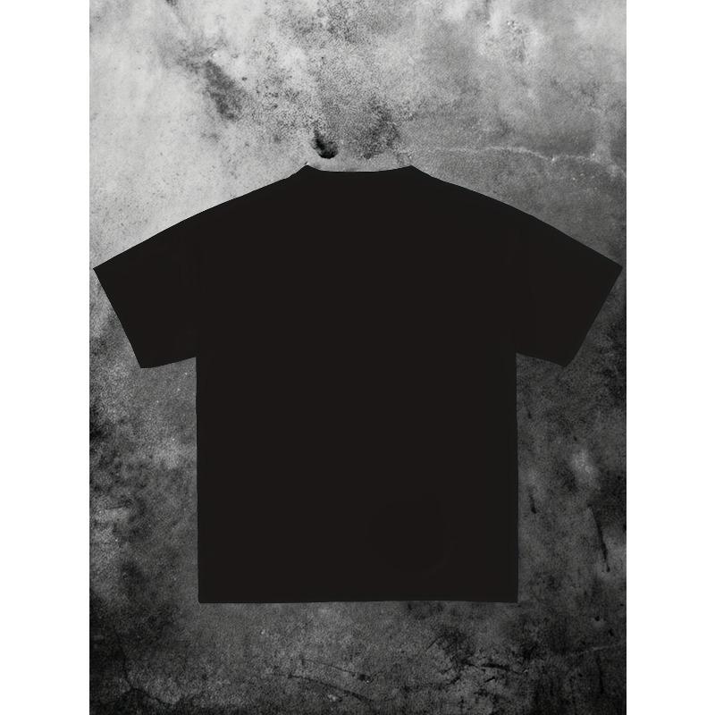European Size Men'S Outdoor Casual Golf Caddy Graphic Letter Print T-Shirt