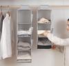 Hanging Storage Clothes 4 Closet Hanging Storage for Bath 12 Large Foldable Rack, Tiers, Storage, Towels, Hats, Clothes, Underwear, Towels, Pockets,
