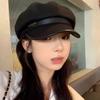 Korean Style Women's Autumn/Winter Beret: Face-Slimming Retro Newsboy Cap.