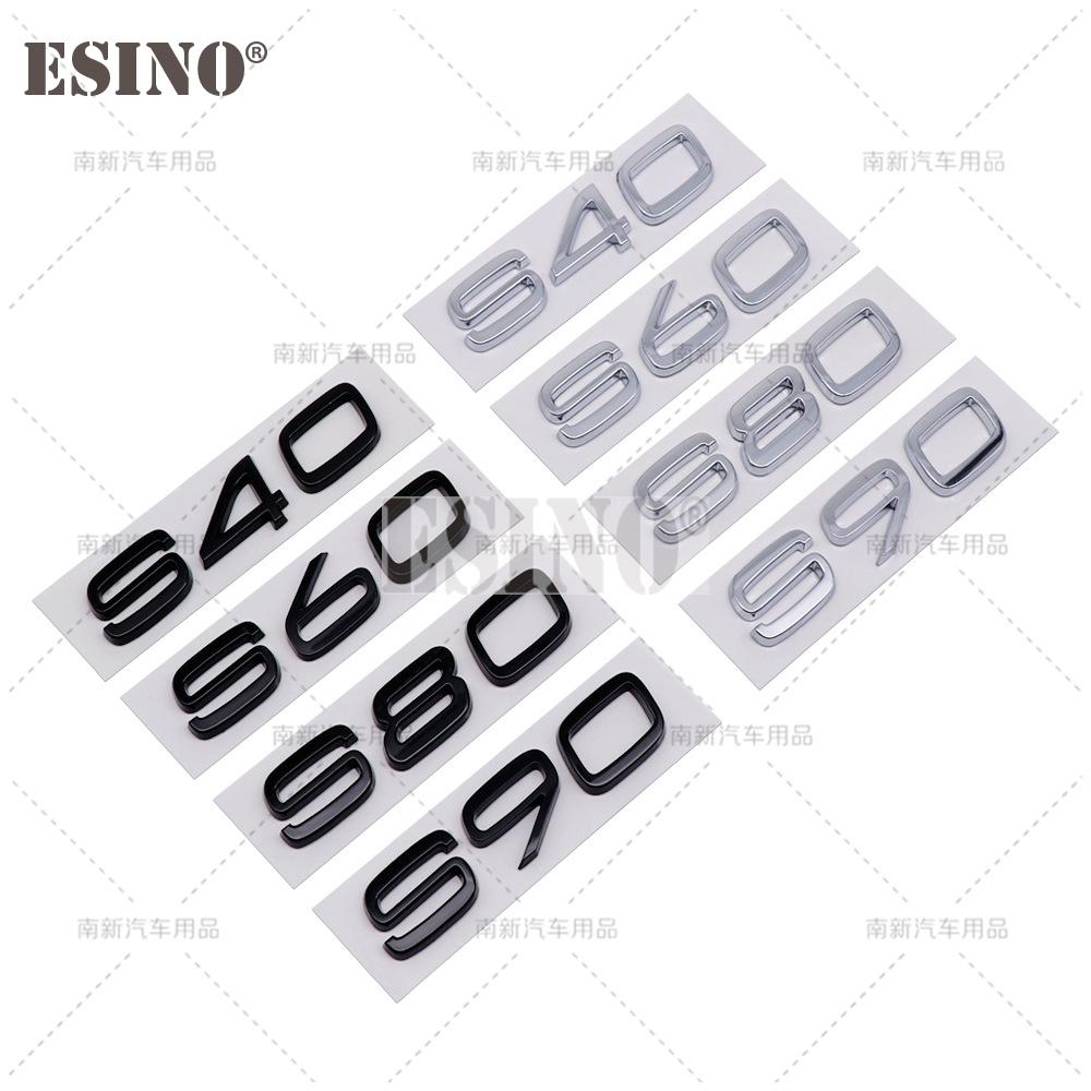 Stylizacja Samochodu 3D ABS Samoprzylepna Tylna Klapa Bagażnika Emblemat Odznaka Naklejka Decal dla Volvo S40 S60 S80 S90
