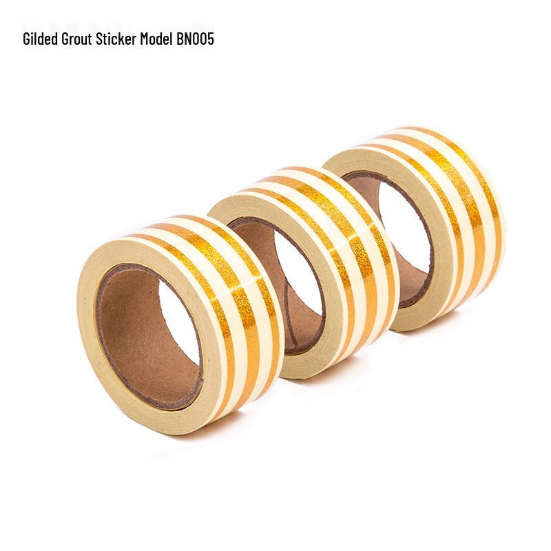 Waterproof Self-Adhesive Tile Gap Sealing Tape - Decorative Floor & Wall Sticker for Living Room & Bedroom