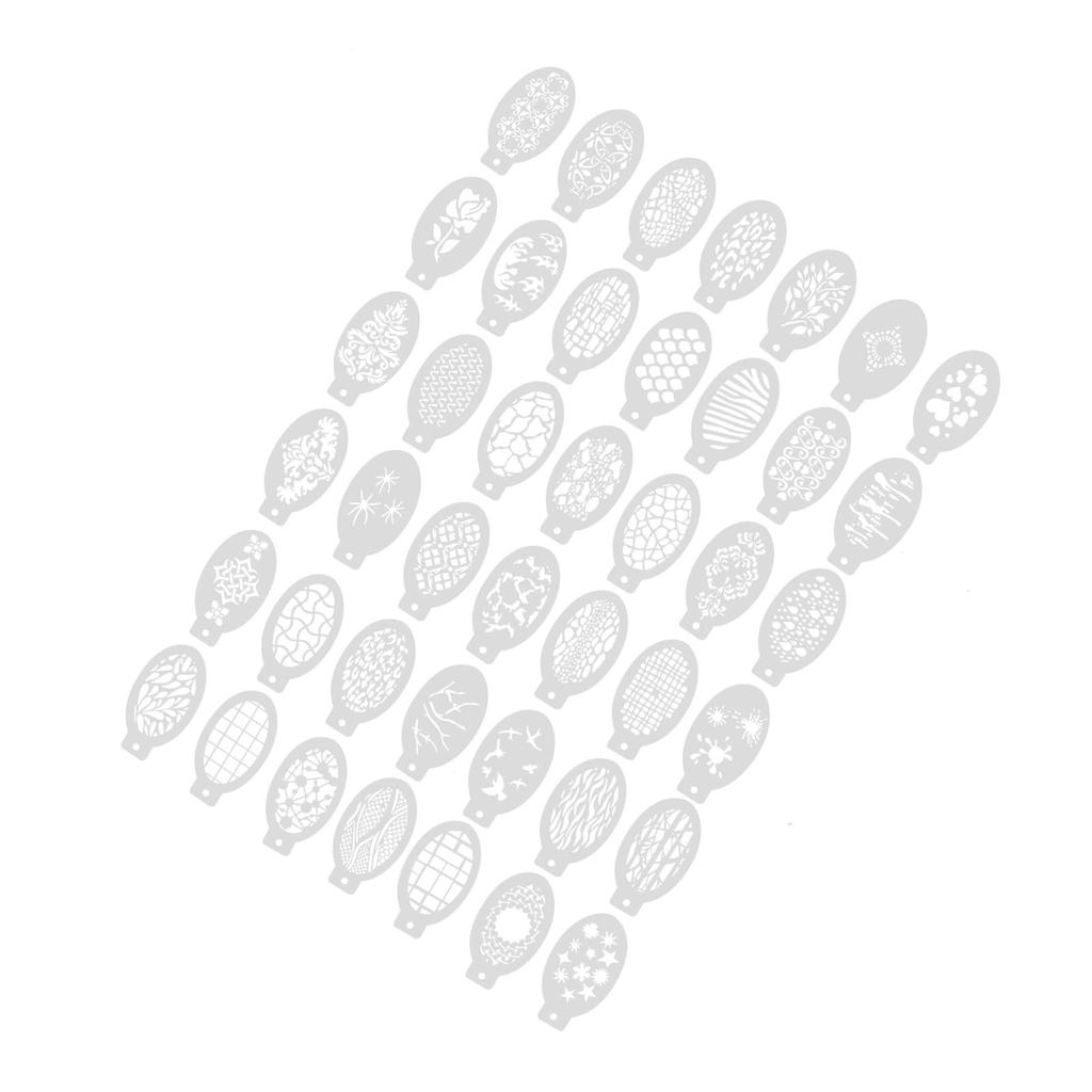 42Pcs Face Paint Stencils Reusable Hollow  Face Body Painting Templates Tracing Stencils for Part