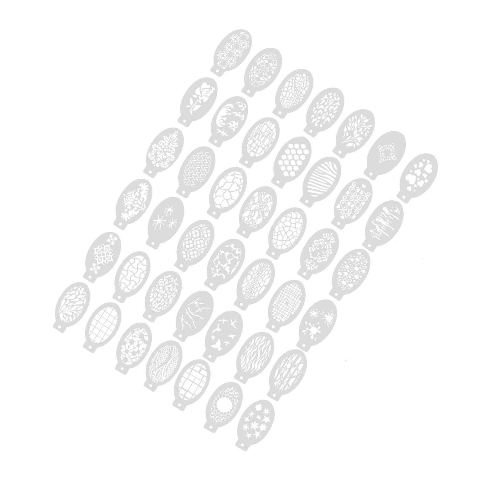 

42 шт. Трафареты для раскрашивания лица Многоразовые Полые Трафареты для рисования на лице и теле своими руками Трафареты для обводки для