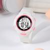 CE49 Trendy Student Watch Children's Watch Fashionable Night Light Waterproof PU Strap Pinhole Electronic Watch