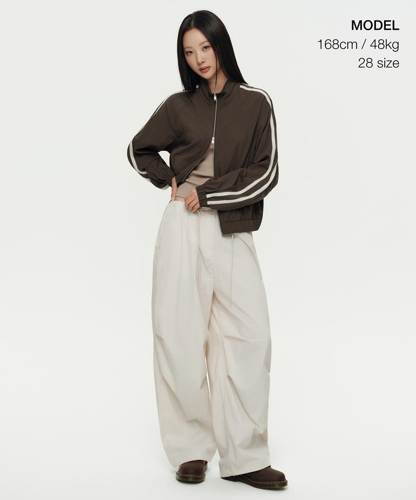 MUSINSA STANDARD WOMAN Women'S Parachute Pants [Cream]