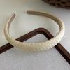Bohemian Straw Wide-Brimmed Headband for Women - Vacation Style Hair Accessory