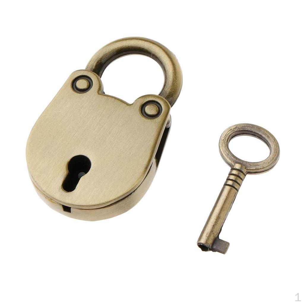 23mm Mini Padlock Cabinet Dresser Drawer Travel Suitcase Luggage Bag Handbag Pad Lock Keep