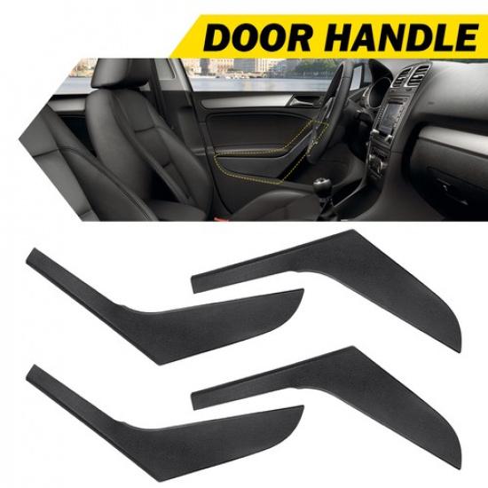 4X Interior Door Handle Cover Pull Trim For VW Golf GTI MK6 2009-2013 4 Door EK