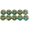 Polyhedral D12 Dice 10pcs 12 Sided Double Color with Glitter Dice for Role Playing GameD&D Boardgame Dice Set