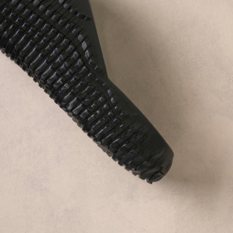 Daiso Eva Round Slippers 260 280 Mm Black