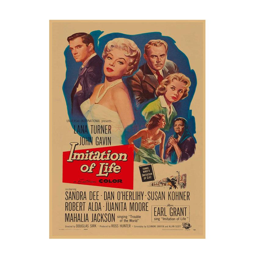 Retro Movie Illustration Poster for Bar, Cafe, or Dormitory Wall Decor