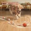 Interactive Dog Toys, Random Path Electric Automatic Moving and Rolling Dogs Toy with Rope for Small Medium Large Dogs, Motion-Activated Dog Stimulati