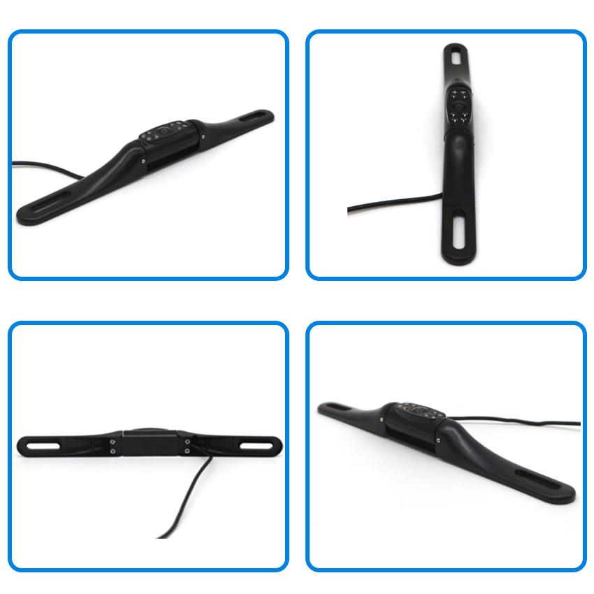 Car Rear View Camera HD Waterproof License Plate Frame Reversing Camera CCD Night Vision Parking Camera Universal Model