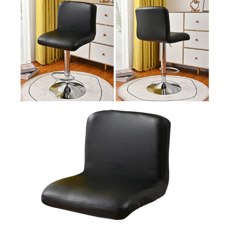PU Bar Stool Cover Water Resistant Durability Barstool Cover For Home Restaurants And Coffee Shops PU Leather Cover