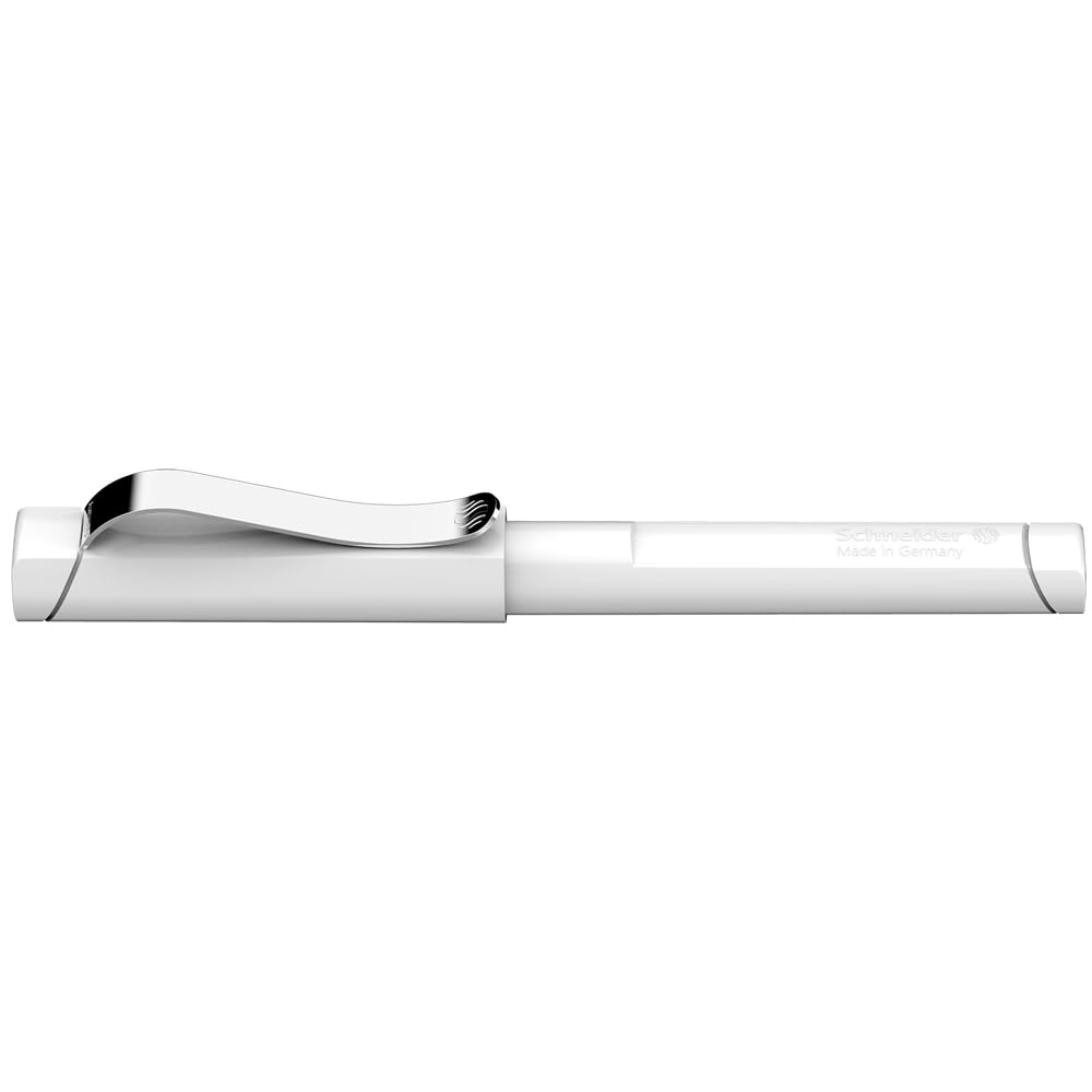 Stylo-plume Schneider Base Type Cartouche L (Gaucher), Plume (Gaucher), (blanc)