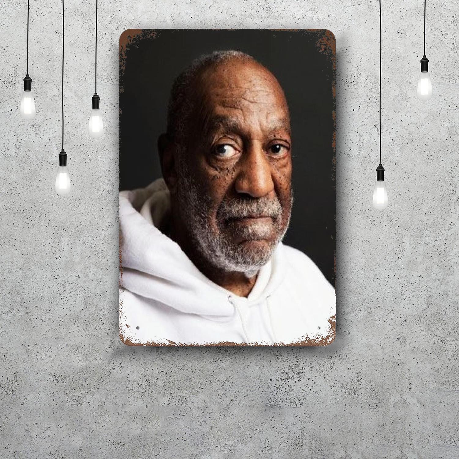 

Bill Cosby Vintage Metal Tin Signs Posters Decor Retro Metal Plaque Wall Art Decor for Garage Bar 20x30cm（7.8x11.8inch）