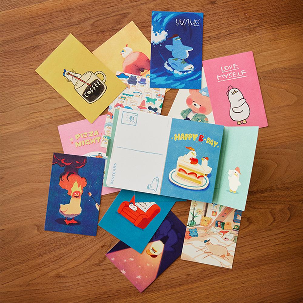 

Ssebongrama Postcard Book #1 My Favorite - Line Friends Official