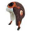 Adult children cute bear pilot glasses Lei Feng hat children autumn and winter parent-child boys fleece thermal ear protector