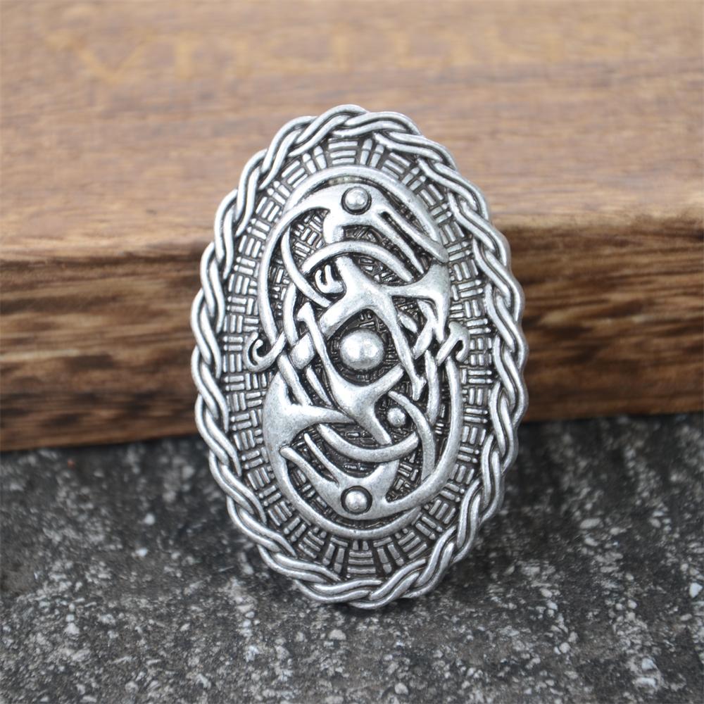 1Pcs Retro Sweden Norse Viking Brooches Jewelry Vintage Norse Talisman for Clothing Shirt Suit