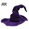 Halloween Party Accessory Witch Wizard Hat, Adult Kids Cosplay Cone Hat with Spider Pointed Web Star Decor, Gothic Costume Prop, Trick or Treat for