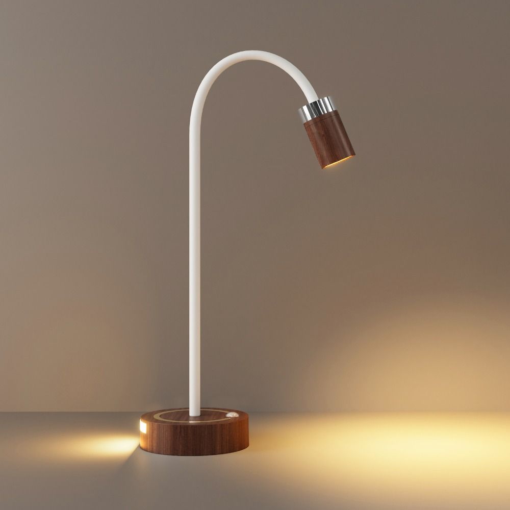 Modern Design LED Charging Nightstand Lamp Touch Control Body Detection No Wiring Required Lamp Desktop Lamp Rechargeable