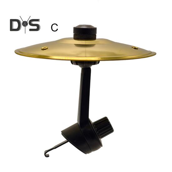 2Pcs Car Vent Mini Drum Crash Cymbal for Car Vent Car Dashboard Percussion Turn Your Ride Into A Rhythm Zone Drummer Car Accessory
