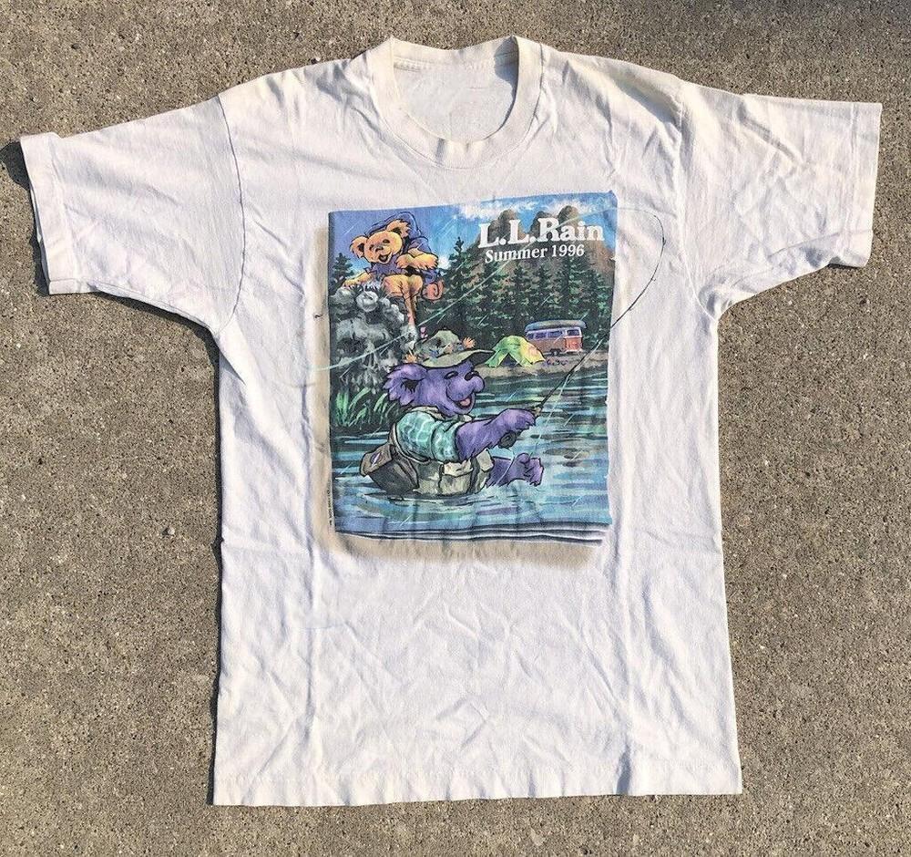 Grate ful Dead Винтажная футболка 1996 года LL Rain Summer Tour Винтаж, Размеры S-2XL Унисекс Футболка S