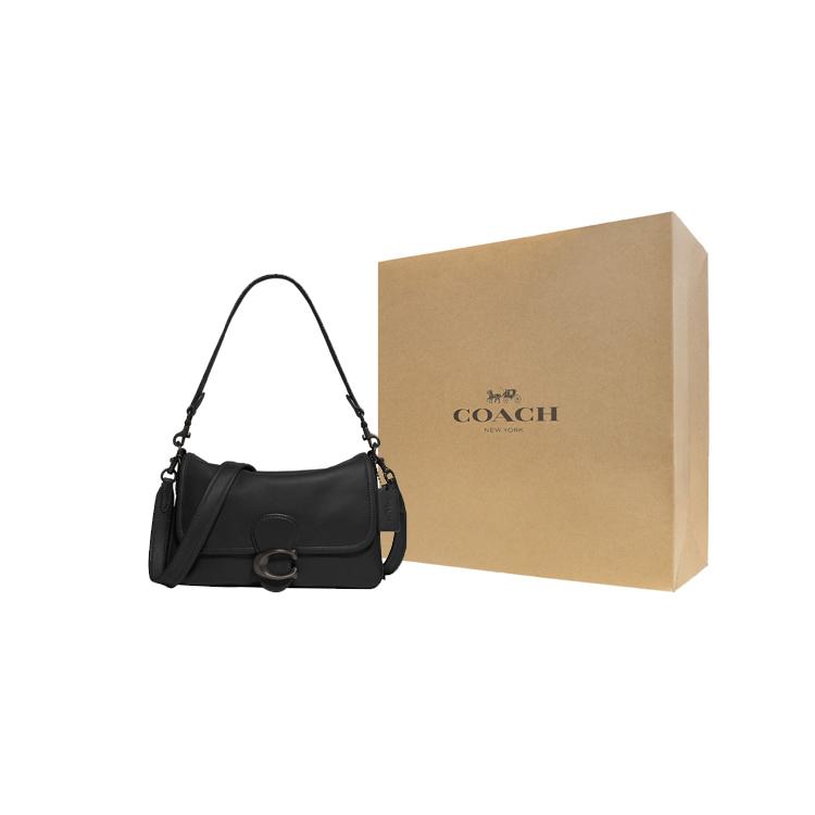 New COACH Tabby Leather Crossbody Bag Shoulder Bag Women's Black C4823-V5BLK