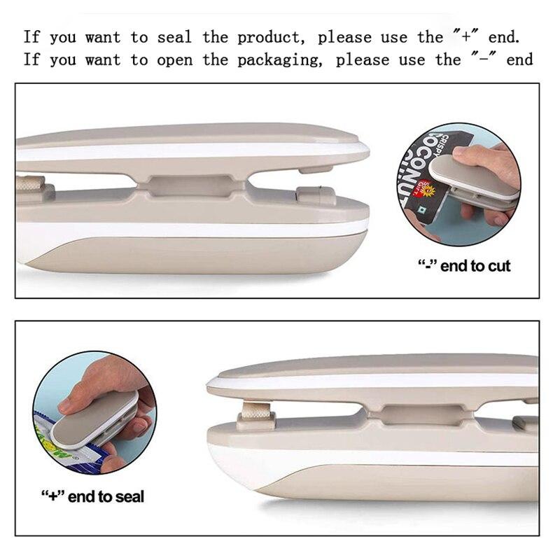 Sealing Machine Mini Portable Sealing Clip Hand Pressure Heat Sealing Machine Food Fruit Snacks Preservation Small Tools