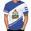 Honduras Vlajka Grafika Unisex Trička Letní Ležérní Streetwear Pánská Móda Dres Chlapec Nadrozměrná Trička Krátký Rukáv Sportovní Oblečení