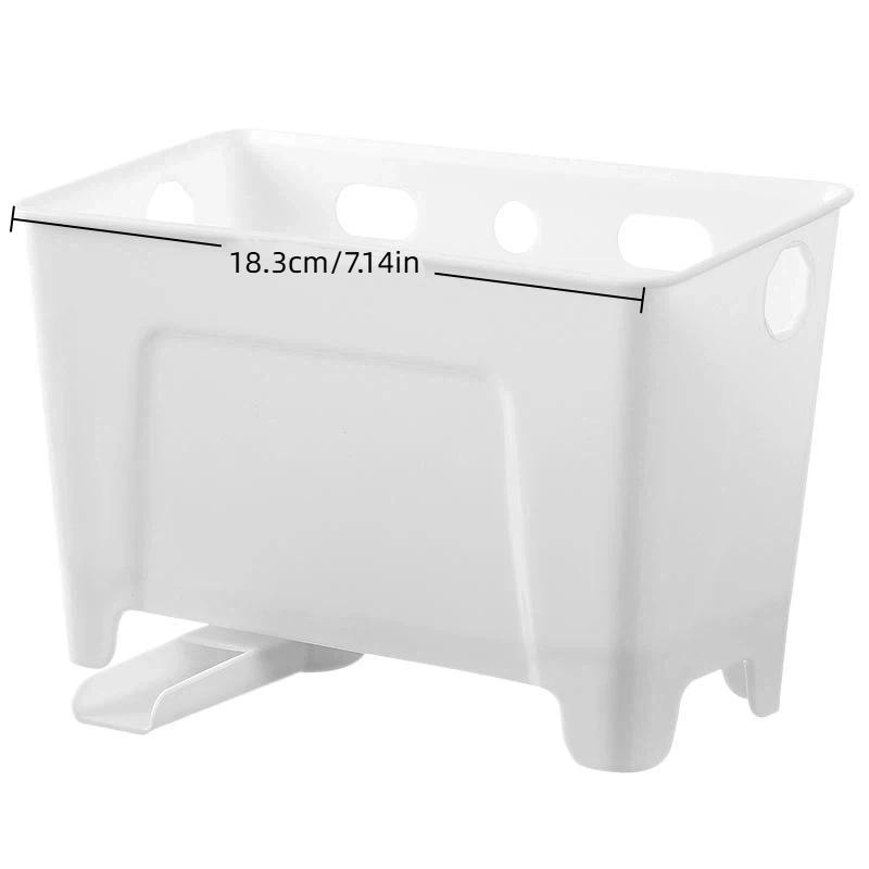 Table Top Trash Can Mini Home Kitchen Waste Storage Box Sink Drain Basket Dry Wet Separation Filtration Magical