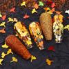 Colorful Ginkgo Leaf Nail Glitter Sequins Mixed Shiny Fallen Leaf Flakes DIY Autumn Nail Art Decoration Accessories Tool