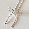 ELYONA Bow Necklace (silver)