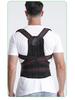 Cross-Back Posture Corrector: Adjustable Shoulder, Back & Spine Support for Adults & Students