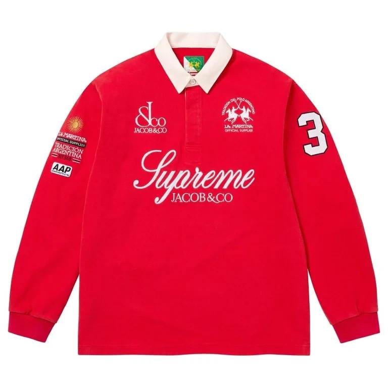 Supreme x La Martina Rugby Red XL