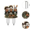 Acrylic Bunny Sculpture for Yard And Garden Display